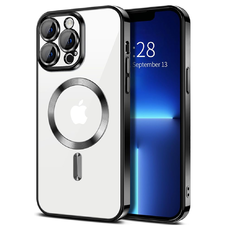  Techsuit - Luxus Kristály MagSafe - iPhone 13 Pro - Fekete tok