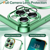  Techsuit - Luxus Kristály MagSafe - iPhone 13 Pro - Világoszöld tok - 2. kép