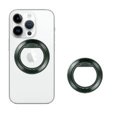  Techsuit - MagSafe telefontartó gyűrű (MPR2) - Kerek forma, alumínium ötvözet - Zöld