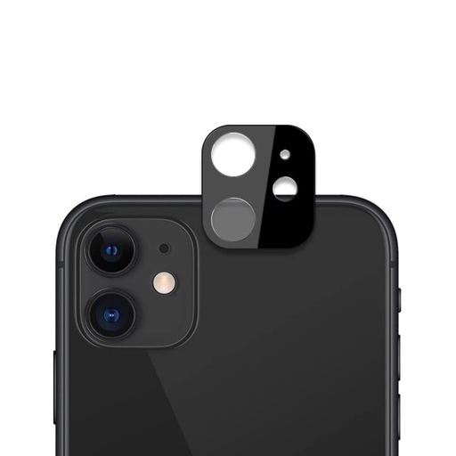 Techsuit - Teljes Kamera Üveg - iPhone 11 - Fekete üvegfólia Techsuit - Teljes Kamera Üveg - iPhone 11 - Fekete üvegfólia