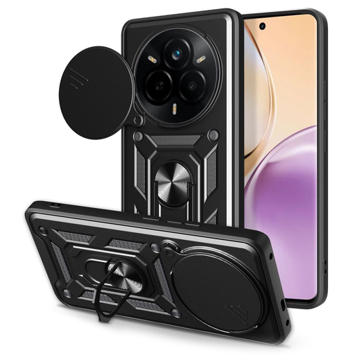 Tech-protect Camshield Pro Realme 14 Pro 5G Fekete tok Tech-protect Camshield Pro Realme 14 Pro 5G Fekete tok