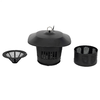Home IKF 50 ventilátoros beltéri rovarcsapda, 50 m2 hatókörzet, UV-A fény, rovargyűjtő kosár, 1 x 7 W fényforrás - 1. kép