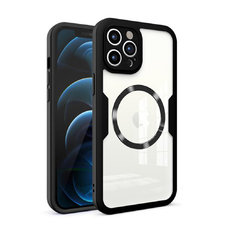  Techsuit - ColorVerse 360 MagSafe Sorozat + Képernyővédő - iPhone 12 Pro Max - Fekete tok