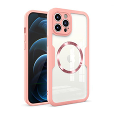  Techsuit - ColorVerse 360 MagSafe Sorozat + Képernyővédő - iPhone 12 Pro Max - Rózsaszín tok