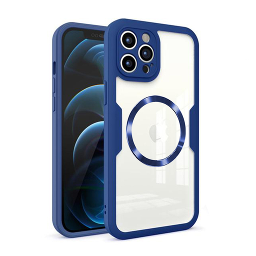 Techsuit - ColorVerse 360 MagSafe Széria + Képernyővédő - iPhone 12 Pro Max - Kék tok Techsuit - ColorVerse 360 MagSafe Széria + Képernyővédő - iPhone 12 Pro Max - Kék tok