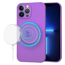  Techsuit - SoftFlex MagSafe - iPhone 13 Pro Max - Lila tok