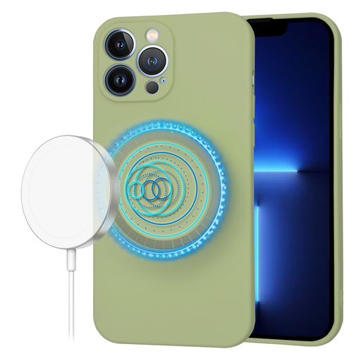 Techsuit - SoftFlex MagSafe - iPhone 13 Pro Max - Matcha tok Techsuit - SoftFlex MagSafe - iPhone 13 Pro Max - Matcha tok