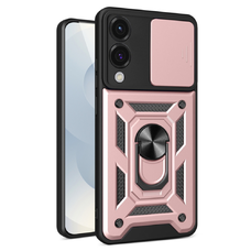  Techsuit - CamShield sorozat - Samsung Galaxy S25 Edge - Rózsaarany tok