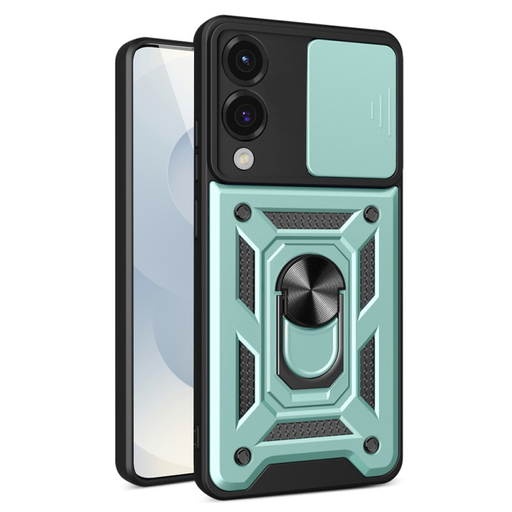 Techsuit - CamShield sorozat - Samsung Galaxy S25 Edge - Zöld tok Techsuit - CamShield sorozat - Samsung Galaxy S25 Edge - Zöld tok