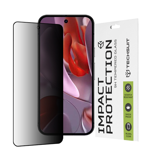 Techsuit - 111D Privacy Teljes Ragasztás - Google Pixel 9a - Fekete üvegfólia Techsuit - 111D Privacy Teljes Ragasztás - Google Pixel 9a - Fekete üvegfólia