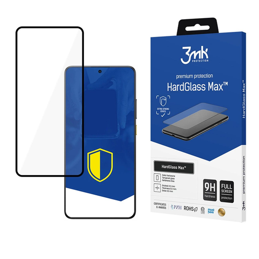 3mk HardGlass Max Fekete üvegfólia Xiaomi Poco X7 Pro-hoz 3mk HardGlass Max Fekete üvegfólia Xiaomi Poco X7 Pro-hoz