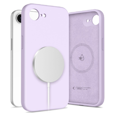 Tech-protect Liquid Silicone Magsafe iPhone 16e Mályva tok