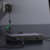 Ugreen Revodok Max 313 Thunderbolt 4 dokkolóállomás (2x USB 3.0, USB 3.2, USB-C 3.2, HDMI 2.1, DisplayPort 1.4, SD/microSD, RJ45, AUX 3.5mm, PD 140W) - 3. kép