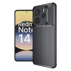  Techsuit - Szénszálas - Xiaomi Redmi Note 14 5G - Fekete tok