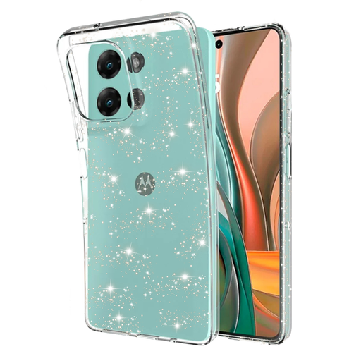 Techsuit - SparkleSkin Sorozat - Motorola Moto G75 - Átlátszó tok Techsuit - SparkleSkin Sorozat - Motorola Moto G75 - Átlátszó tok