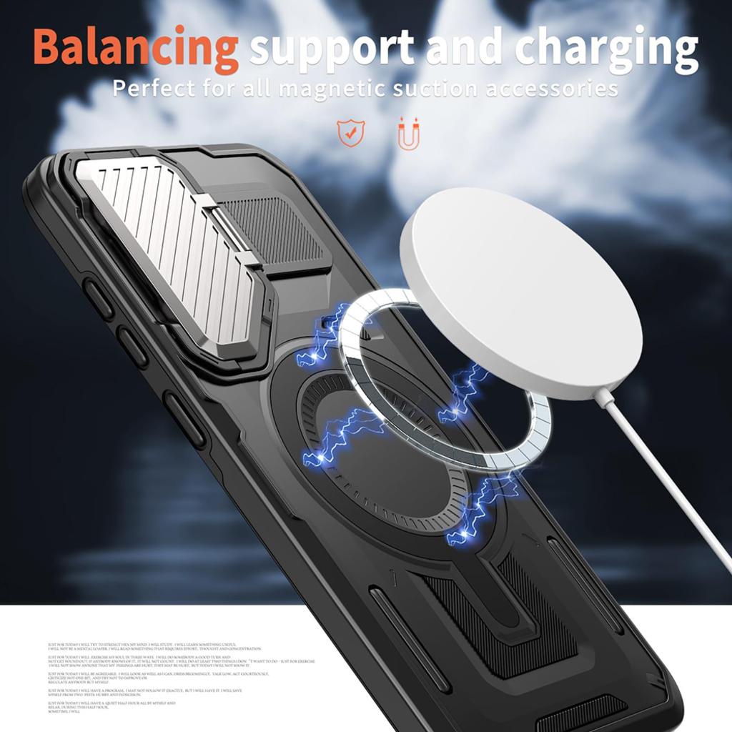  Techsuit - CamVault MagSafe - Samsung Galaxy S23 FE - Fekete tok - 12