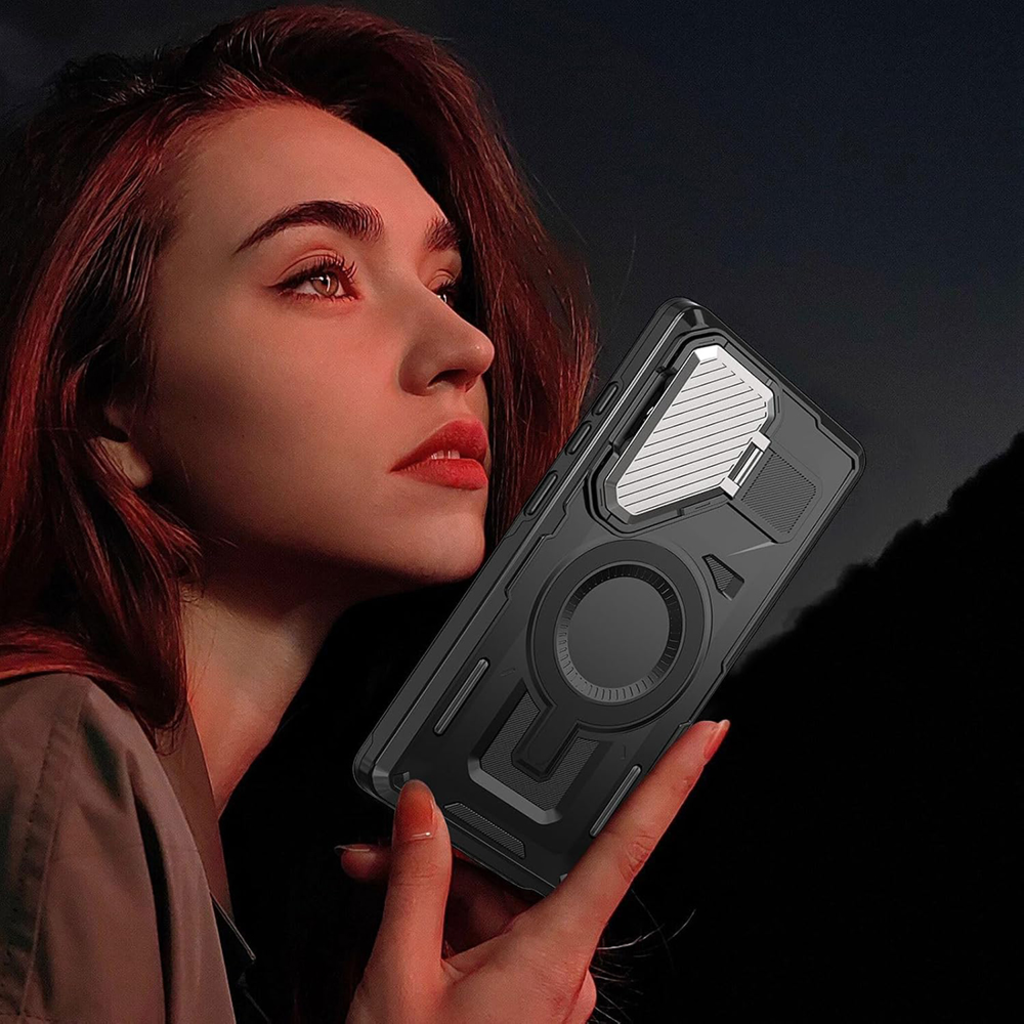  Techsuit - CamVault MagSafe - Samsung Galaxy S23 FE - Fekete tok - 10