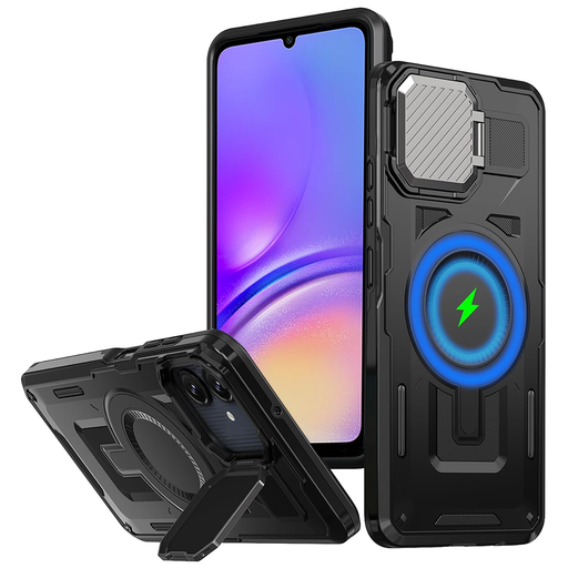 Techsuit - CamVault MagSafe - Samsung Galaxy A05 - Čierne puzdro