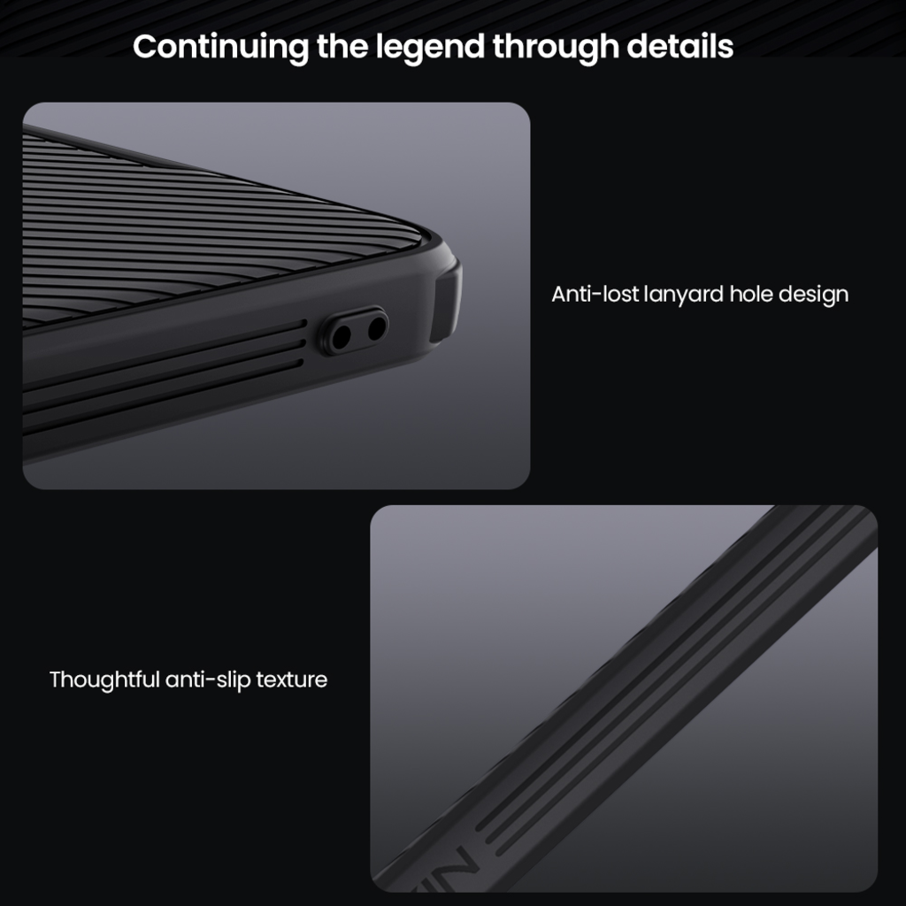 Nillkin CamShield PRO Mágneses Kemény tok Poco X7 Pro 5G Fekete tok - 7