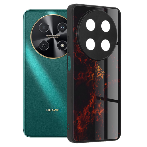 Techsuit - Glaze sorozat - Huawei nova 12i - Vörös Köd tok Techsuit - Glaze sorozat - Huawei nova 12i - Vörös Köd tok