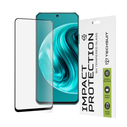 Techsuit - 111D Teljes Borítás / Teljes Ragasztás Üveg - Huawei nova 12i - Fekete üvegfólia Techsuit - 111D Teljes Borítás / Teljes Ragasztás Üveg - Huawei nova 12i - Fekete üvegfólia