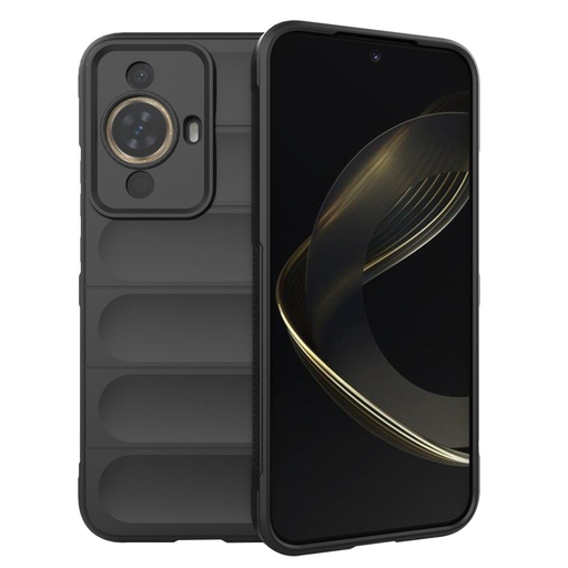 Techsuit - Varázspajzs - Huawei nova 11 / nova 12s - Fekete tok Techsuit - Varázspajzs - Huawei nova 11 / nova 12s - Fekete tok
