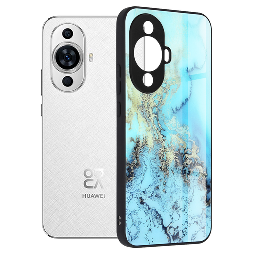  Techsuit - Glaze Sorozat - Huawei nova 11 / nova 12s - Kék Óceán tok