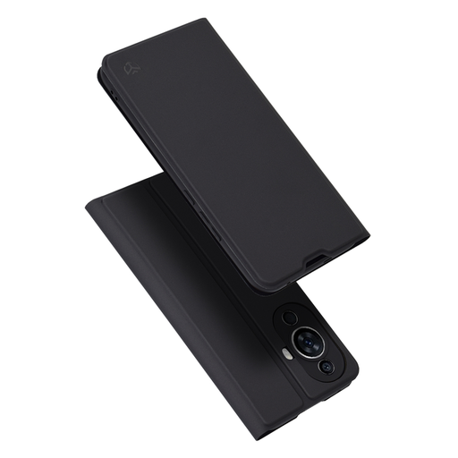 Techsuit - Magskin Könyv - Huawei nova 11 / nova 12s - Fekete tok Techsuit - Magskin Könyv - Huawei nova 11 / nova 12s - Fekete tok