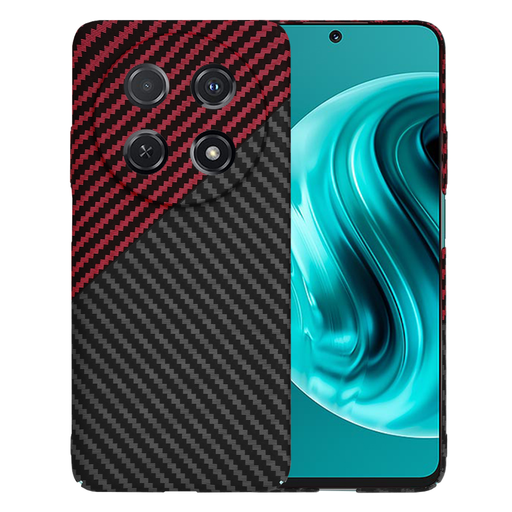 Techsuit - Karbonit Szálhéj - Huawei nova 12i - Vörös Örvény tok Techsuit - Karbonit Szálhéj - Huawei nova 12i - Vörös Örvény tok