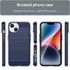  Techsuit - Carbon Szilikon - iPhone 15 Plus - Kék tok - 0. kép
