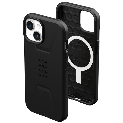 UAG - Civilian MagSafe - iPhone 15 - Fekete tok UAG - Civilian MagSafe - iPhone 15 - Fekete tok