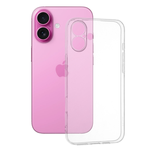 Techsuit - Átlátszó Szilikon - iPhone 16 Plus - Átlátszó tok Techsuit - Átlátszó Szilikon - iPhone 16 Plus - Átlátszó tok