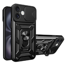  Techsuit - CamShield Sorozat - iPhone 16 Plus - Fekete tok