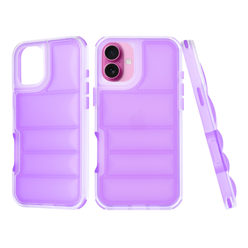 Techsuit - Hullámpajzs - iPhone 16 Plus - Ibolya tok Techsuit - Hullámpajzs - iPhone 16 Plus - Ibolya tok