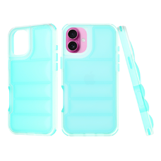  Techsuit - Hullám Pajzs - iPhone 16 Plus - Türkiz tok