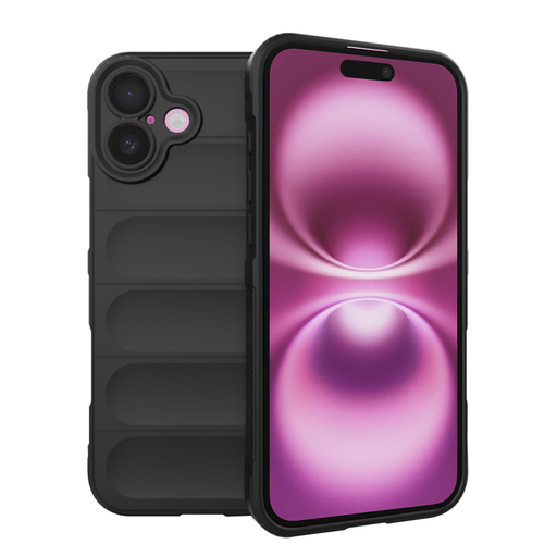 Techsuit - Varázspajzs - iPhone 16 Plus - Fekete tok Techsuit - Varázspajzs - iPhone 16 Plus - Fekete tok