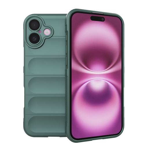 Techsuit - Varázspajzs - iPhone 16 Plus - Zöld tok Techsuit - Varázspajzs - iPhone 16 Plus - Zöld tok