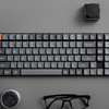 Vezeték nélküli alacsony profilú billentyűzet Keychron K17 Max RGB Brown Switch (fekete) - 0. kép