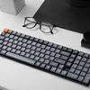 Vezeték nélküli alacsony profilú billentyűzet Keychron K17 Max RGB Brown Switch (fekete) - 2. kép