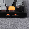 Vezeték nélküli alacsony profilú billentyűzet Keychron K17 Max RGB Brown Switch (fekete) - 3. kép