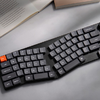  Vezeték nélküli alacsony profilú billentyűzet Keychron K11 Max RGB Barna kapcsolókkal (fekete) [K11M-H3] - 0. kép