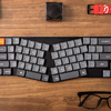  Vezeték nélküli alacsony profilú billentyűzet Keychron K11 Max RGB Barna kapcsolókkal (fekete) [K11M-H3] - 4. kép