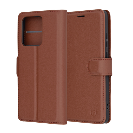 Techsuit - Bőr tok - Motorola Edge 50 Neo / Motorola ThinkPhone 25 - Barna Techsuit - Bőr tok - Motorola Edge 50 Neo / Motorola ThinkPhone 25 - Barna