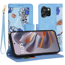  Techsuit - FlipCraft - Motorola Edge 50 Neo / Motorola ThinkPhone 25 - Vibráló Kék tok