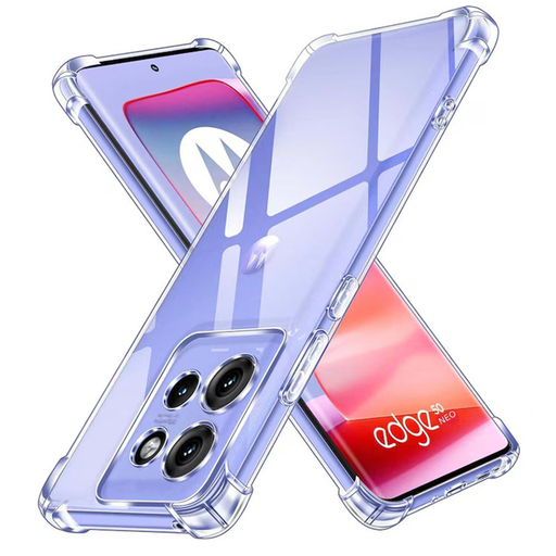 Techsuit - Ütésálló Átlátszó Szilikon - Motorola Edge 50 Neo / Motorola ThinkPhone 25 - Átlátszó tok Techsuit - Ütésálló Átlátszó Szilikon - Motorola Edge 50 Neo / Motorola ThinkPhone 25 - Átlátszó tok
