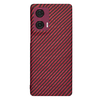 Techsuit - Karbonit Szálpajzs - Motorola Edge 50 Fusion - Piros tok - 1. kép
