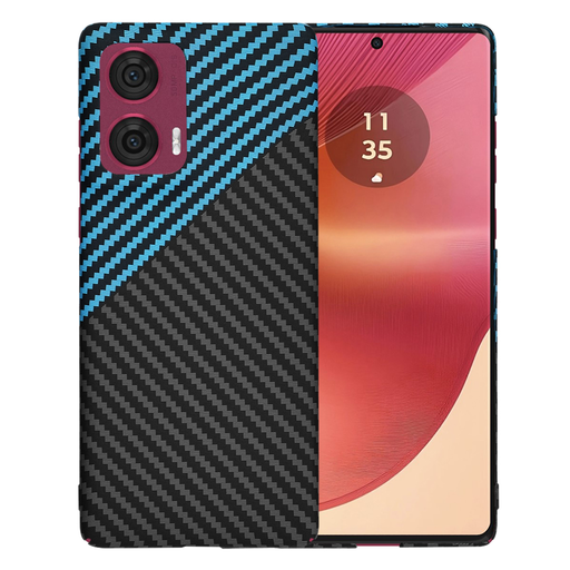 Techsuit - Karbonit Szálhéj - Motorola Edge 50 Fusion - Kék Impulzus tok Techsuit - Karbonit Szálhéj - Motorola Edge 50 Fusion - Kék Impulzus tok