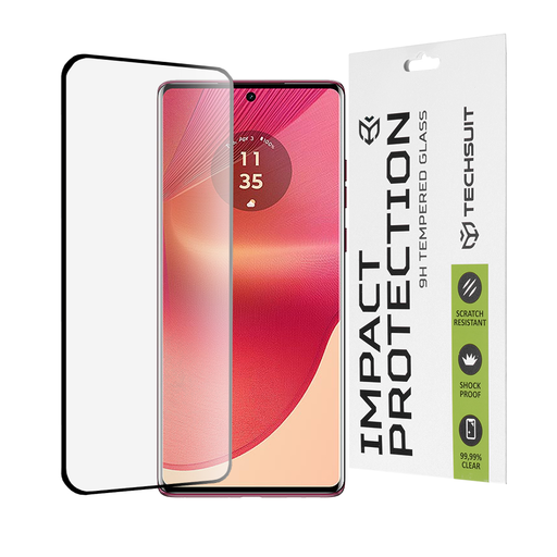 Techsuit - 111D Teljes Fedésű / Teljes Ragasztású Üveg / 3D Ívelt Kijelző - Motorola Edge 50 Fusion - Fekete tok Techsuit - 111D Teljes Fedésű / Teljes Ragasztású Üveg / 3D Ívelt Kijelző - Motorola Edge 50 Fusion - Fekete tok