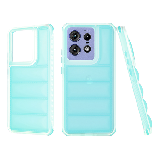 Techsuit - Hullám Pajzs - Motorola Edge 50 Pro - Türkiz tok Techsuit - Hullám Pajzs - Motorola Edge 50 Pro - Türkiz tok