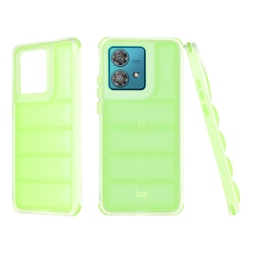 Techsuit - Hullámpajzs - Motorola Edge 40 Neo - Zöld tok Techsuit - Hullámpajzs - Motorola Edge 40 Neo - Zöld tok